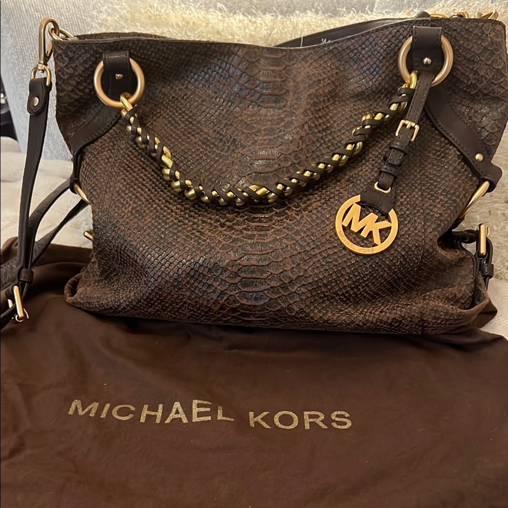 Michael Kors Tristan limited edition Brown Shoulder Bag